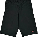 Dickies Chino Shorts - 32W 12L Black Polyester Blend