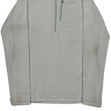 Patagonia Striped Fleece - Medium White Polyester