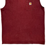 Carhartt Vest - XL Burgundy Cotton