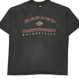 Barnett El Paso Texas Harley Davidson Graphic T-Shirt - 2XL Black Cotton