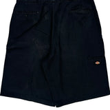 Dickies Shorts - 36W 13L Black Polyester Blend