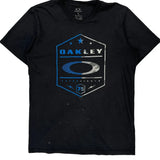 Oakley Spellout T-Shirt - Large Black Cotton