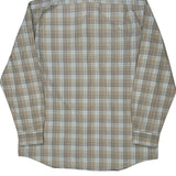 Lacoste Checked Shirt - XL Blue Cotton