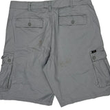 Lee Cargo Shorts - 36W 11L Grey Cotton