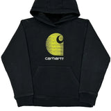 Age 8-10 Carhartt Hoodie - Small Black Cotton