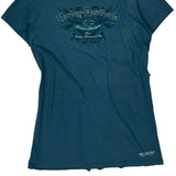 Motorcycles Harley Davidson T-Shirt - 2XL Blue Cotton