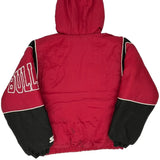 Age 10-12 Starter Spellout Puffer - Medium Black Nylon