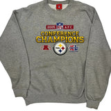 Steelers NFL Sweatshirt - XL Grey Cotton