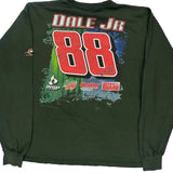 Dale Jr 88 Chase Authentics Nascar Long Sleeve T-Shirt - XL Green Cotton