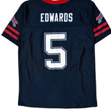Age 6-7 Buffalo Bills N.F.L. Team Apparel Football Jersey - Small Navy Polyester