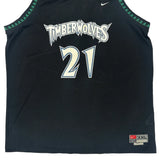 Timberwolves Nike Nba Jersey - 3XL Black Polyester