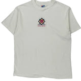Hanes Graphic T-Shirt - Large White Cotton