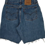 560 Levis Denim Shorts - 30W UK 12 Blue Cotton