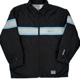 Quiksilver Striped Jacket - XL Black Polyester