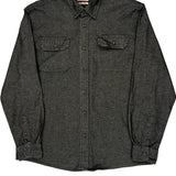 Wrangler Shirt - Large Gray Cotton Blend