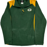 Green Bay Packers Nfl 1/4 Zip - XL Yellow Polyester