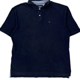 Tommy Hilfiger Polo Shirt - XL Navy Cotton
