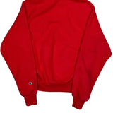 Reverse Weave Champion Hoodie - Small Red Cotton