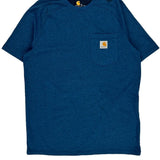 Carhartt T-Shirt - Medium Blue Cotton