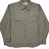 Dickies Shirt - 2XL Gray Polyester Blend