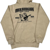 Age 5 True Religion Hoodie - Small Beige Cotton
