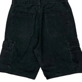 Wrangler Cargo Shorts - 31W 10L Black Cotton