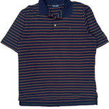 Polo By Ralph Lauren Striped Polo Shirt - Medium Multicoloured Cotton