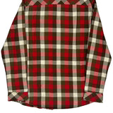 Quiksilver Checked Flannel Shirt - XL Green Cotton