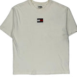 Tommy Jeans T-Shirt - Large White Cotton