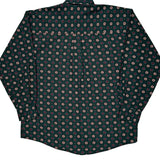 Natural Issue Polka Dot Patterned Shirt - Medium Green Cotton