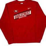 Eaglecrest Wrestling Nike College Sweatshirt - Large Red Cotton