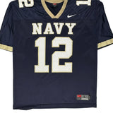 Nike Jersey - Large Navy Polyester