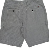 Tommy Hilfiger Pinstripe Chino Shorts - 32W 10L Grey Cotton