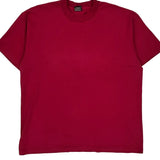 Blank Fruit Of The Loom Single Stitch T-Shirt - XL Red Cotton Blend
