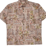 Campia Moda Floral Hawaiian Shirt - Large Multicoloured Cotton