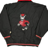 Nc State Starter College Jacket - 2XL Black Nylon