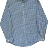 Tommy Hilfiger Checked Shirt - Large Blue Cotton