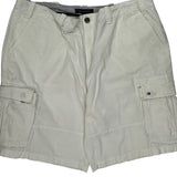 Tommy Hilfiger Cargo Shorts - 36W 10L White Cotton