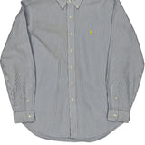 Ralph Lauren Striped Shirt - Large Blue Cotton
