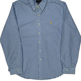 Ralph Lauren Checked Shirt - XL Blue Cotton