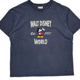 Mickey Mouse Disney T-Shirt - XL Blue Cotton