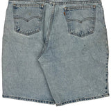 Levis Denim Shorts - 34W 11L Light Wash Cotton