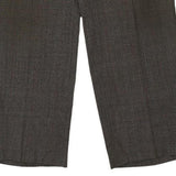 Christian Dior Checked Trousers - 37W 29L Brown Wool