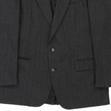 Burberry Pinstripe Blazer - XL Grey Wool
