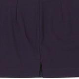 Love Moschino Mini Skirt - 27W UK 8 Purple Polyester Blend