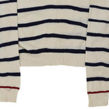 Givenchy Striped Jumper - Small Cream Cotton