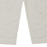 Age 14 Valentino Cord Trousers - 26W 30L White Cotton