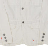Age 12 Armani Jacket - Large White Cotton