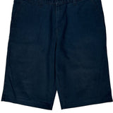 Dickies Chino Shorts - 32W 11L Black Cotton Blend