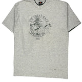 Signal Sports Single Stitch T-Shirt - XL Gray Cotton